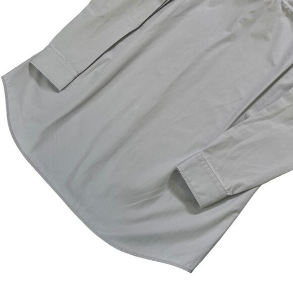 Balenciaga Fitted Wrap Shirt in Light Grey - Picture 9 of 15